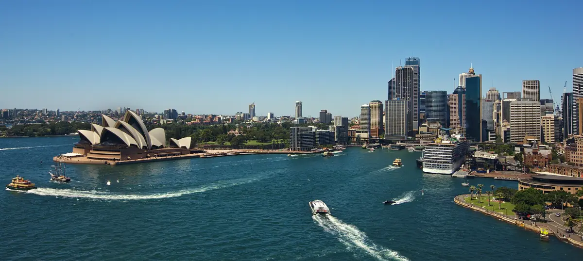 Circular Quay seen from the Harbour Bridge