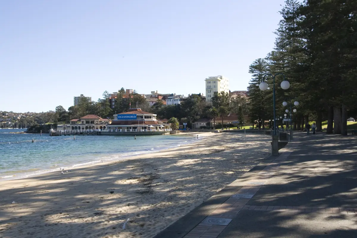 The beach at Manly Cove