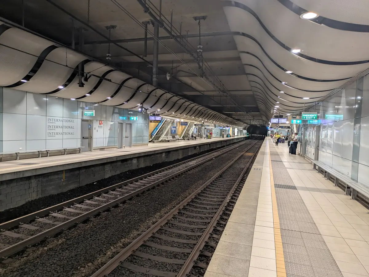 The International Airport train station