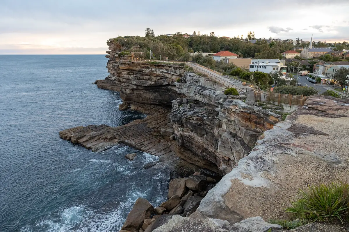 The cliffs of The Gap at Watsons Bay